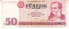 B11 27 - Bancnota foarte veche - Germania democrata DDR - 50 marci - 1975