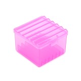 Set de 3 unități: Organizator pentru depozitarea cosmeticelor, L-110, mov