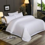 Lenjerie pat damasc 80% bumbac - doua persoane horeca line