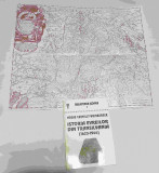 Carte de colectie cu harta ISTORIA EVREILOR DIN TRANSILVANIA - Moshe Weinberger