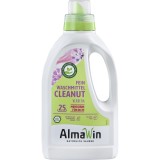 AlmaWin Detergent Lichid Rufe Nuci Sapun, Fara Ulei de Palmier, Parfum Verbenă, Delicate/Colorate, 750ml, Germania