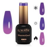 Oja Semipermanenta Termica 3 Culori LUXORISE ThermoCool - After Party 10ml