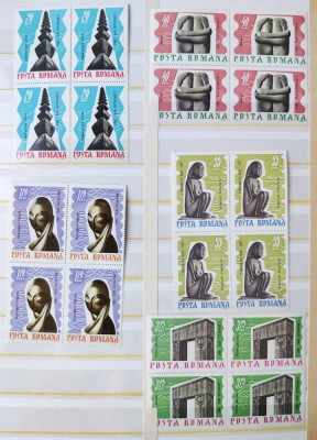 1967 - 10 ani de la moartea lui Constantin Brancusi - LP 645 - bloc de 4 MNH** foto