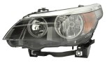 Far BMW Seria 5 (E60/E61), 06.2003-03.2007, HELLA, fata, partea stanga, tip bec H7+H7+LED+PY21W+W5W; electric; lucas alb; cu motor;