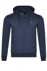 Hanorac barbati US Polo Assn. Hoodie FZ Bleumarin foto