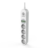 Prelungitor LDNIO SE4432, 4 prize, 4 X USB-A, PD Quick Charge, 17W, 2m