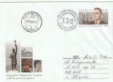 PLICURI - MOLDOVA - FDC CIRCULAT 120 ANI DE LA NASTEREA SCULPTORULUI ALEXANDRU PLAMADEALA CHISINAU 2008 AUTORUL STATUII LUI STEFAN CEL MARE