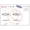 Placute frana Ford Focus 2 (Da Hcp Dp) 07.04-09.13, Fata, BREMBO