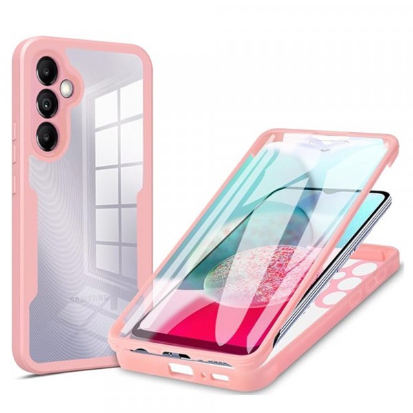 Husa pentru Samsung Galaxy A14 A145 / A14 5G A146, Techsuit, ColorVerse 360, Roz