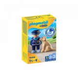 Cumpara ieftin Playmobil - 1.2.3 Politist Cu Catel