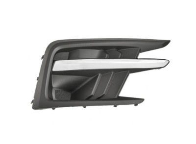 Grila bara protectie, spoiler Subaru Ascent, 01.2018-, montare fata, dreapta, cu laminat cromate, RapidAuto foto