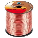 Cablu difuzor OFC cupru 2x2mm2 transparent 1m Cabletech KAB0324-1
