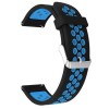 Curea silicon, compatibila Garmin Forerunner 245, telescoape Quick Release, Black Berry, Very Dream