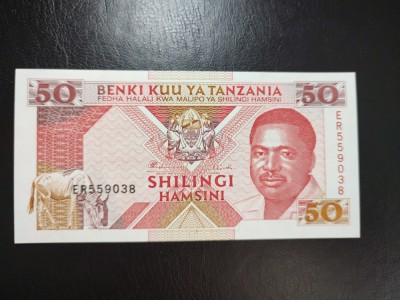TANZANIA 50 SHILINGI UNC foto