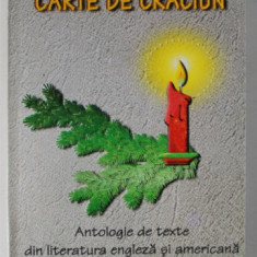 A CHRISTMAS BOOK , CARTE DE CRACIUN , ANTOLOGIE DE TEXTE IN LIMBA ENGLEZA , de profesor PETRU SOLCA , ANII '2000