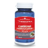Cumpara ieftin Carbune medicinal activat, 60 capsule, Herbagetica