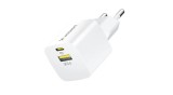 &Icirc;ncărcător de perete Wozinsky WWCEAC GaN USB-A USB-C 33W - alb
