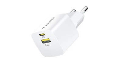 &amp;Icirc;ncărcător de perete Wozinsky WWCEAC GaN USB-A USB-C 33W - alb foto