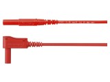 Cablu de măsurare 16A, blindat, 1m, roşu, 1mm2