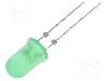 Dioda LED, 5mm, verde, 6600...8000mcd, 20mA, 2,7...3,4V, OPTOSUPPLY - OSG5DA5A34G-1