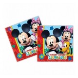 Set 20 servetele party, model Playful Mickey, 33 x 33 cm