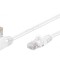 Patch Cord UTP 5e Alb 1m