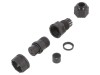 Conector circular mama Amphenol BD-02BFFA-LL7001, 2 pini, IP67, 5A, Montare pe cablu