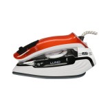 Fier de calcat portabil Lund 68100, 1100W, talpa ceramica, maner pliabil, tensiune duala 110-240V