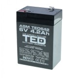 Acumulator Plumb - Acid 6V-4,2A TED