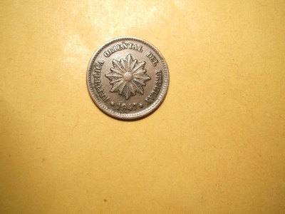 URUGUAY 2 CENTESIMOS 1947 foto