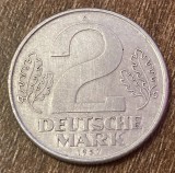 C50 - Moneda foarte veche - Germania Democrata DDR - 2 marci - mark - 1957 - litera A