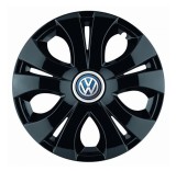 Cumpara ieftin Set 4 Capace Roti Top Negru R14, Compatibil Cu Volkswagen, Autohelix MSA