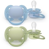 Philips Avent Ultrasoft SCF091/37 0-6 m suzetă Boy 2 buc