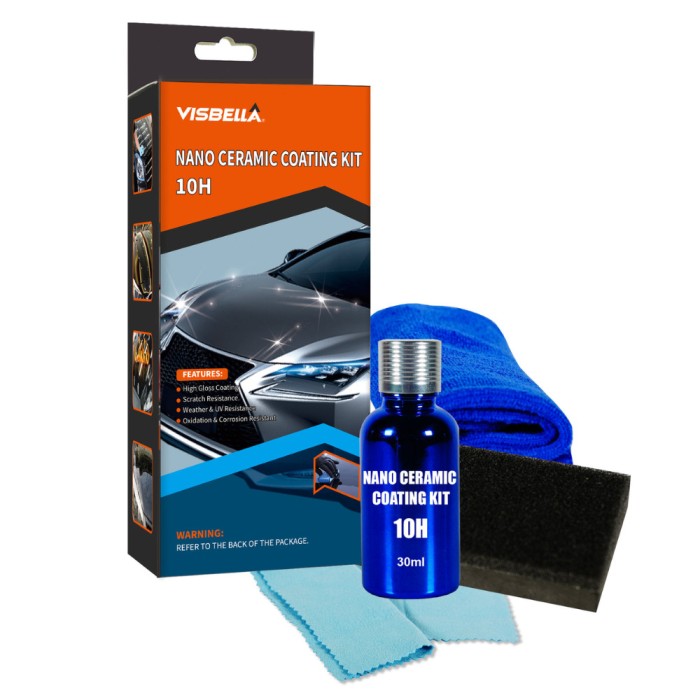 VISBELLA NANO PROTECTIE CERAMICA CAROSERIE AUTO 10H