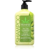 HEMPZ Tea Tree &amp; Chamomile sampon hidratant fara greutate pentru păr 500 ml