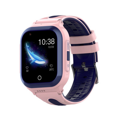 Ceas Smartwatch Pentru Copii Wonlex KT24S cu Localizare GPS, Functie Telefon, Istoric, Contacte, Chat, Roz foto