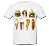 Cumpara ieftin Tricou &quot; Fast food cartoon &quot;