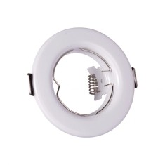 Rama Spot Rotund Alb GU10 fara sursa