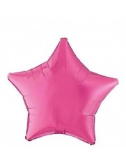 Balon Folie Satin Stea Magenta- 45 cm foto