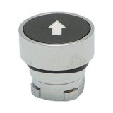 Cap buton comanda negru cu sageata jos &Oslash;22 mm LAY5 Breckner Germany