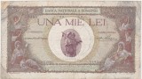 ROMANIA 1000 LEI 1936 SUPRATIPAR uzata COLT REPARAT