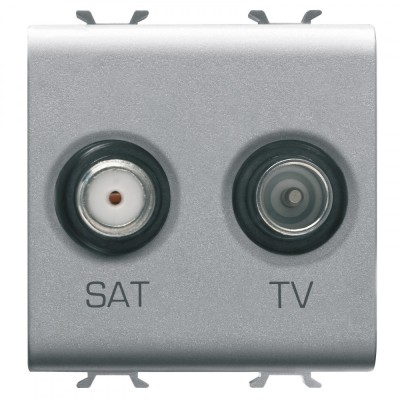 Priza TV+SAT 2M Gewiss Chorus titan GW14383 foto