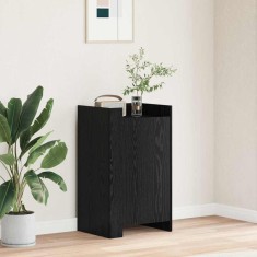 Bufet Stejar Negru 45 x 35 x 75 cm Lemn compozit