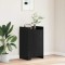 vidaXL Bufet Stejar Negru 45 x 35 x 75 cm Lemn compozit 869176