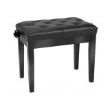 Scaun pian Flame KB-32BL negru mat