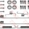 Set accesorii, sabot de frana RENAULT CLIO II (BB0/1/2, CB0/1/2) (1998 - 2005) TRW SFK343
