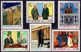 Ajman 1970 - Eisenhower-Kennedy, personalități, președinți, serie dantelata neuzata