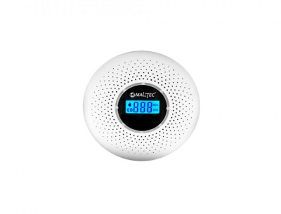 Detector de fum si monoxid de carbon Safesensor2000 2In1, afisaj LCD, wireless, MalTec 110634 foto