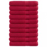 Cumpara ieftin Prosoape de saună premium SOLUND 10 buc. roșu 80x200 cm 600 gsm
