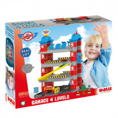 Set de constructie - Garaj cu 4 niveluri PlayLearn Toys